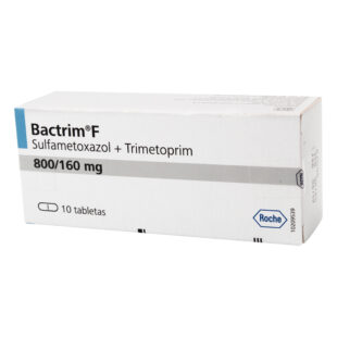 BACTRIM F 160+800 MG 10 TABLETAS
