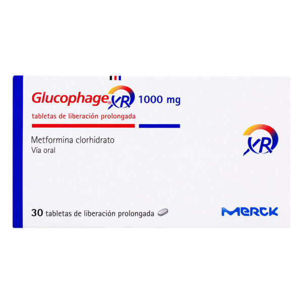 GLUCOPHAGE XR 1000 MG 30 TB(A)(3%+)(PAE)