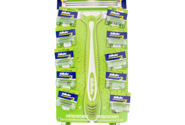 MAQ.PRESTOBARBA GILLETTE 3 SEN.CAR.10UND