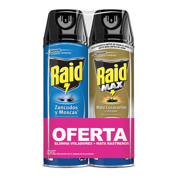 RAID SPR.ZAN.Y.MOS 235ML+RAID MAX 235ML