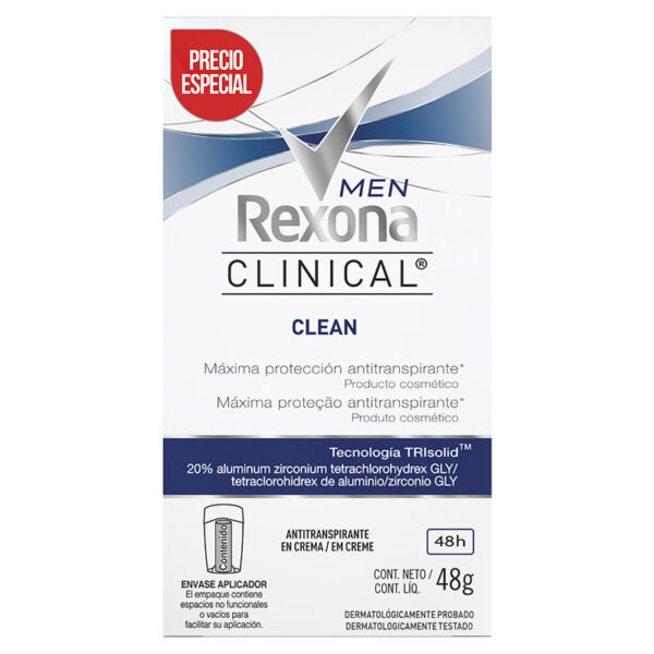 REXONA CLINICAL MEN 48 GRAMOS P.E.