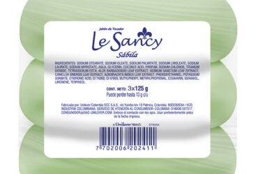3 JABONES LE SANCY SABILA 125 G