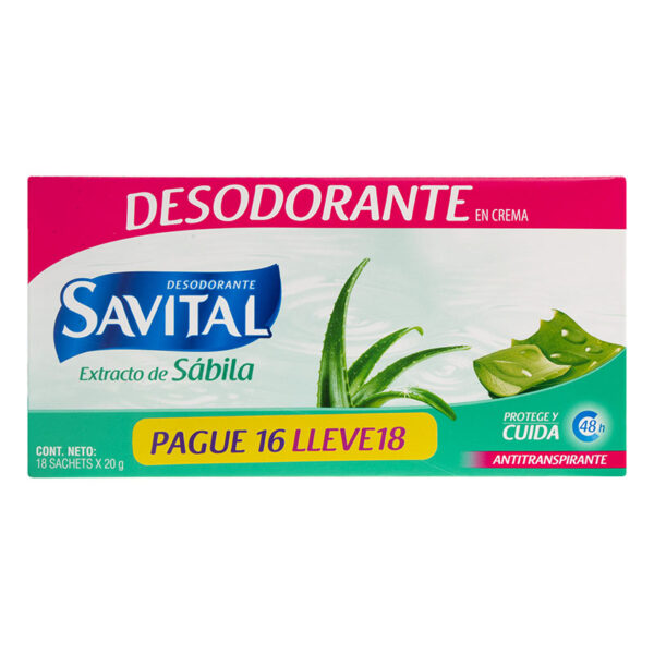 DTE.SAVITAL SABILA 18SACH.20GR PG.16LL18