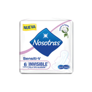 TOA.NOSOTRAS INVISIBLE SENSITI-V 6 UNDS