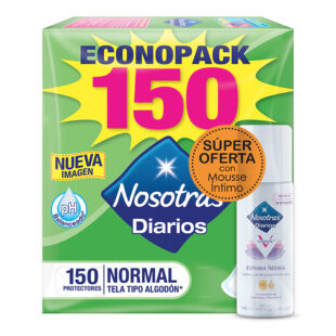 PROT.DIA.NOSOTRAS 150UND+ES.IN.145ML S.O