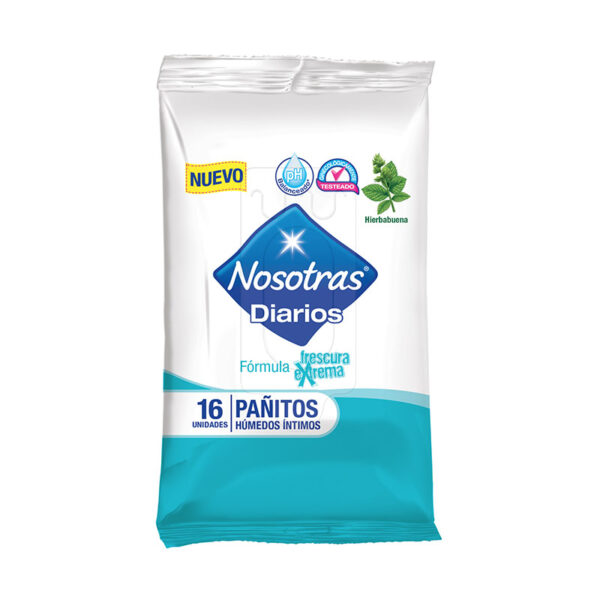 PANITOS NOSOTRAS FRESCURA EXTREMA 16 UDS