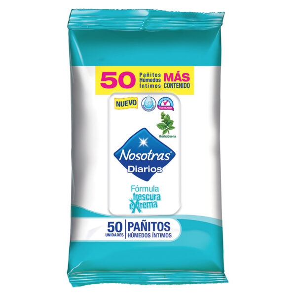 PANITOS NOSOTRAS HIERBA BUENA 50 UDS