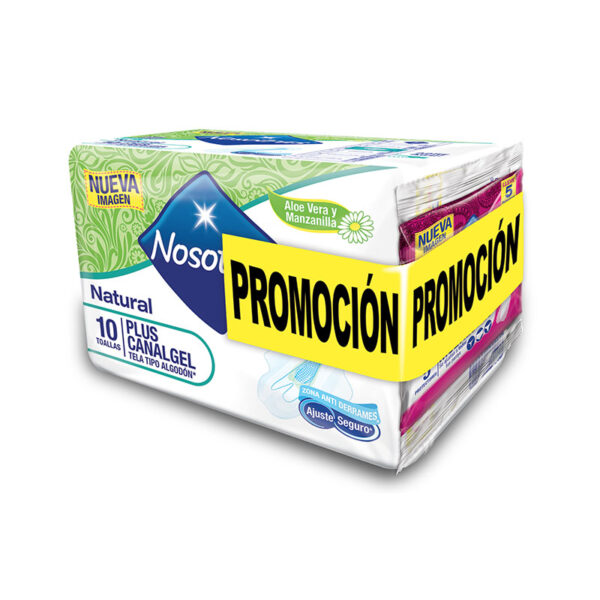 TOA.NOSOTRAS PLUS CANALGEL 10UDS+5 MULTI