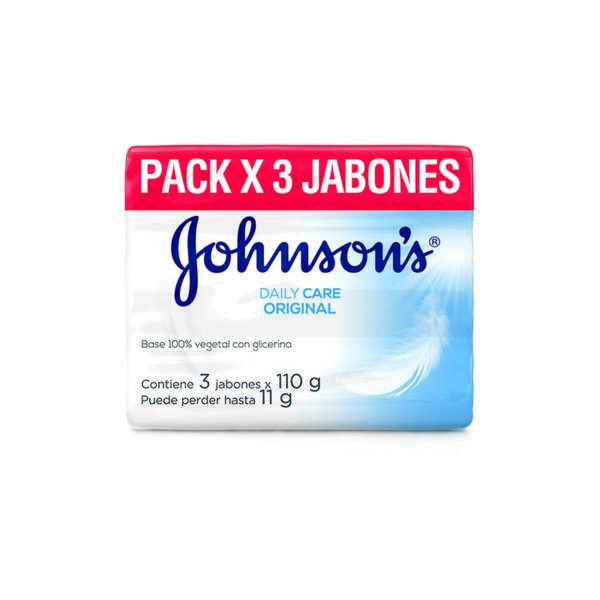 3 JABON JJ ADULTO ORIGINAL 110 GR