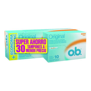 TAMPON OB SUPER DIGITAL 20+10 UDS S.AHOR
