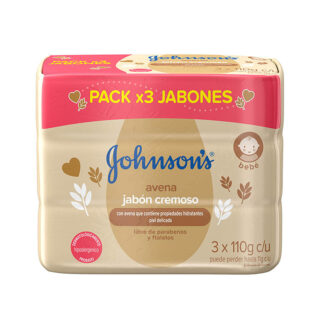 3 JABON JJ BABY AVENA 125 GR