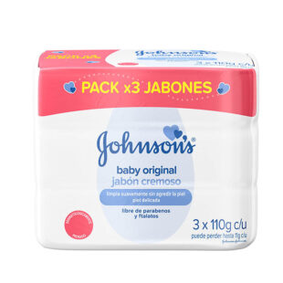 3 JABON JJ BABY ORIGINAL 125 GR