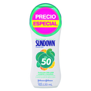BLOQ.SUNDOWN FPS 50 120 ML MAS ECONOMICO