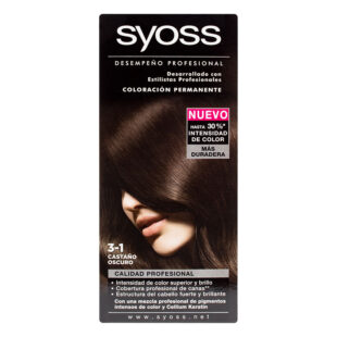 SYOSS TINTE KIT 3-1 CASTANO OSCURO