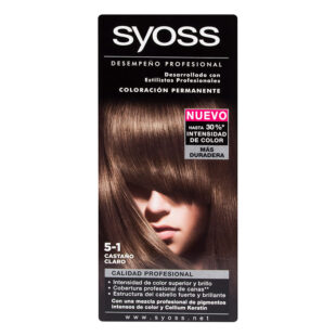 SYOSS TINTE KIT 5-1 CASTANO CLARO