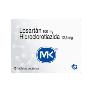 LOSARTAN 100 MG+HCT 12.5 MG 15 TBS MK
