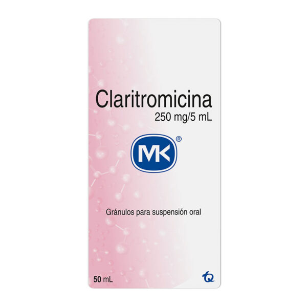 CLARITROMICINA 250 MG SUSP.50 ML MK