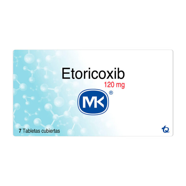 ETORICOXIB 120 MG 7 TBS MK