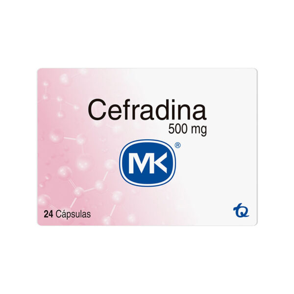 CEFRADINA 500 MG 24 CAPSULAS MK