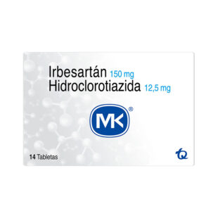 IRBESARTAN HCT 150+12.5 MG 14 TBS MK