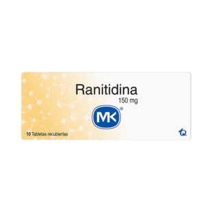 RANITIDINA 150 MG 10 TABLETAS MK
