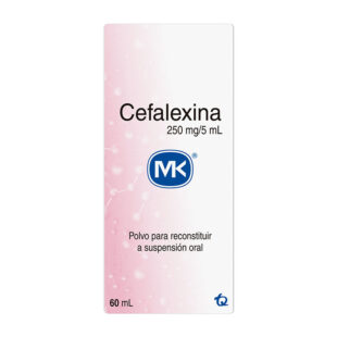 CEFALEXINA 250 MG SUSPENSION 60 ML MK