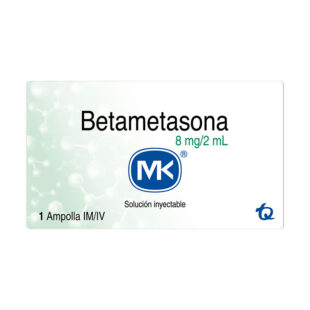 BETAMETASONA 8 MG 2 ML AMPOLLA MK
