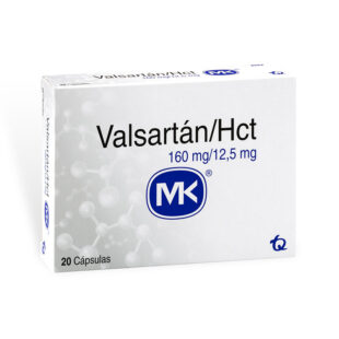 VALSARTAN+HCT 160 MG 20 TABLETAS MK