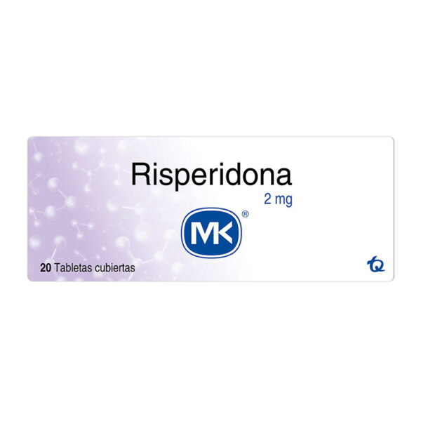 RISPERIDONA 2 MG 20 TBS MK(P)18089