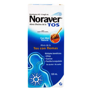 NORAVER TOS MIEL ADULTO JARABE 120 ML