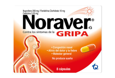 NORAVER G CONTRA LA GRIPA 8 CAPSULAS