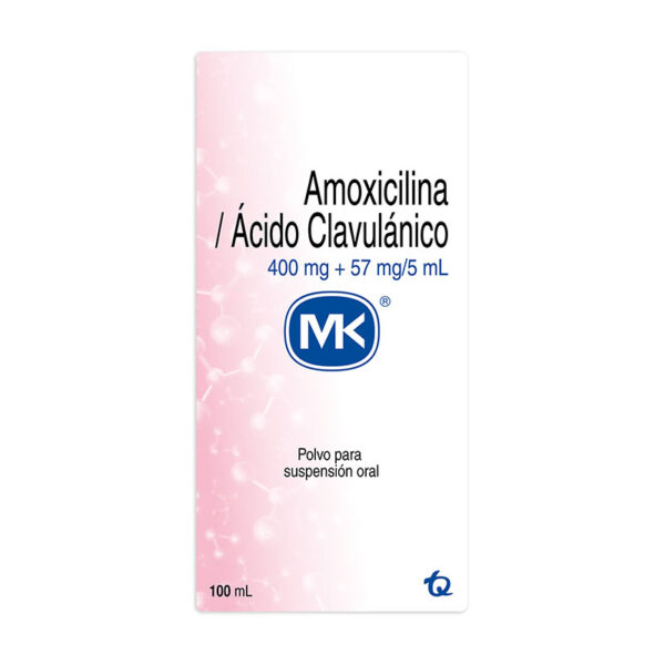 AMOXICILIN 400 MG+A.CLAV 57 MG 100 ML