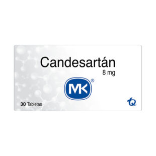 CANDESARTAN 8 MG 30 TABLETAS MK (P)16848