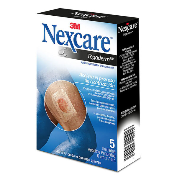 APOSITO TRANSPARENTE TEGADERM 5 UND