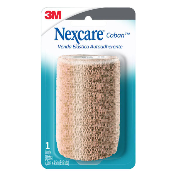 VENDA ELASTICA COBAN C/PIEL 72 MM 4.55 M