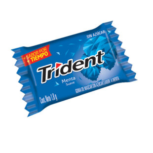 CHICLE TRIDENT MENTA 60 UDS