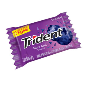 CHICLE TRIDENT MORA AZUL 60 UDS