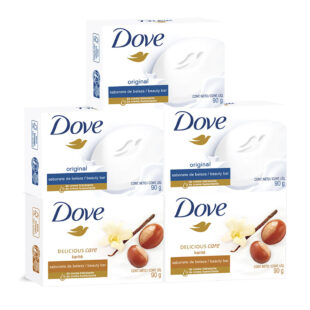 5 JABON DOVE MIX 90 GR PRECIO ESPECIAL