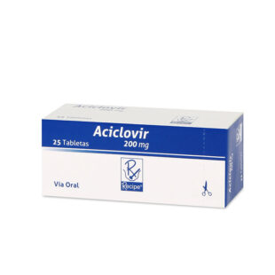 ACICLOVIR 200 MG 25 TABLETAS RC