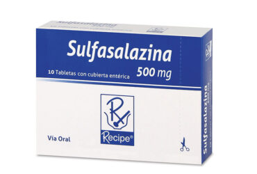 SULFASALAZINA 500 MG 10 TABLETAS RC