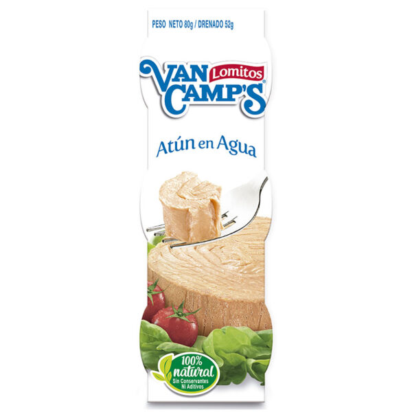 ATUN EN AGUA VAN CAMPS 80 GR 3 UDS