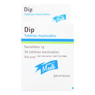 DIP 30 TABLETAS MASTICABLES MENTA