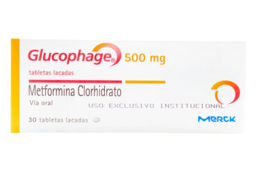 GLUCOPHAGE 500 MG 30 TABLETAS (3%+)