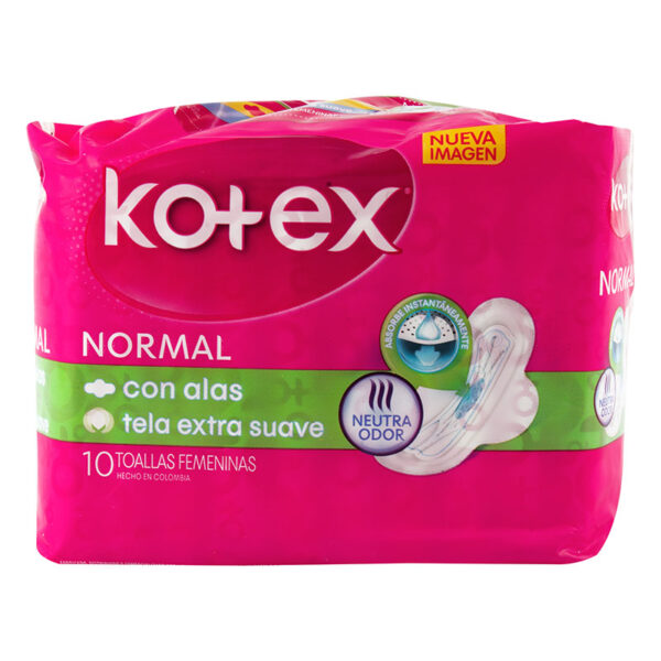 TOA.KOTEX NORMAL TELA 10 UDS