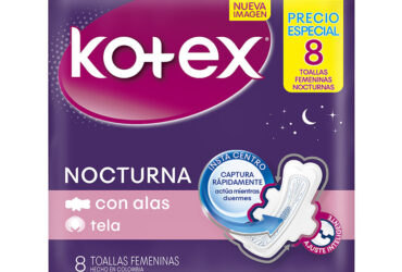 TOA.KOTEX NOCTURNA TELA 8 UND P.E