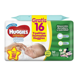 PAN.HUGGIES A.S.P.D.RN PG30LL32 GTS 16TO