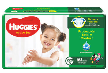 PAN.HUGGIES ACTIVE SEC ET.5 XXG 50 UND