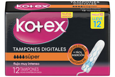 TAMPONES DIGIT KOTEX SUPER 12 UNIDADES