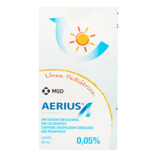 AERIUS JARABE 60 ML SIN AZUCAR (M)