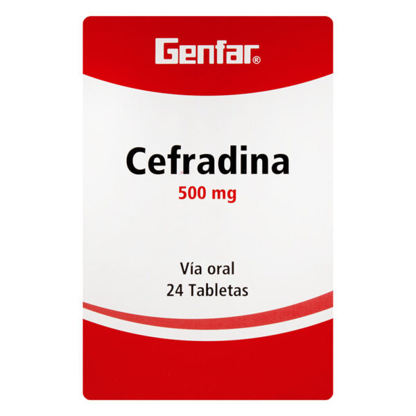 CEFRADINA 500 MG 24 TABLETAS GF